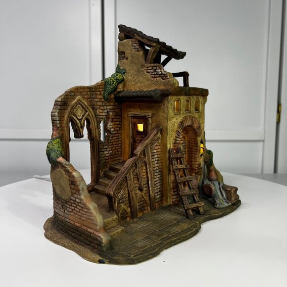 Grandeur Noel 2001 Bethlehem Village Rich Merchant Lighted Building Vintage Deco - Picture 3 of 11